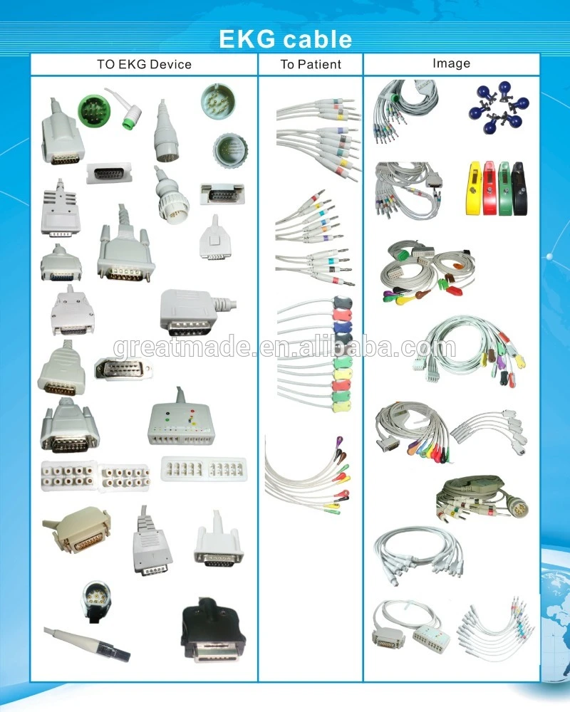 Kabel hot-lead Medex 18 yang kompatibel