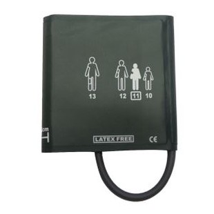 Dewasa # 11 Nibp Cuff, 25,3-34,3cm Arm Circumference, tanpa Gasbag, Single Tube