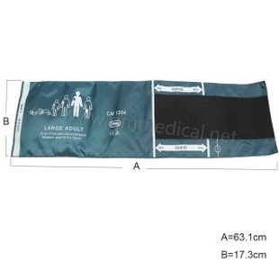 Tabung Dewasa Besar Single Nibp Cuff untuk Monitor Tekanan Darah