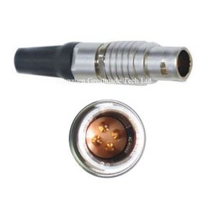 4 Pins Konektor Logam Penerbangan Listrik 0B, Kabel Kecil Konektor Laki-laki Perempuan, Edaran Logam Push Pull Plug Socket