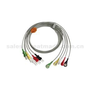 Gunakan dengan 700-0007-09 Tru-Link Leadwire Sets, 5-Lead, Snap, IEC, 24in & 2PIN
