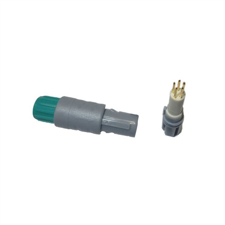 Plastic Connector 1P 1Keying PAG1-10pin 14pin Push-Pull Circular Straight Plug With Back Nut