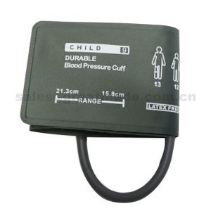 Anak #9 satu tabung Nibp manset, 15,8-21,3 cm lingkar lengan, tanpa kantong gas