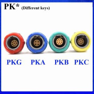 Konektor Medis PKG PKA PKB PKC 2-10Pin 14 Pin 1P Soket 0 40 60 80 Derajat Soket Dua keying