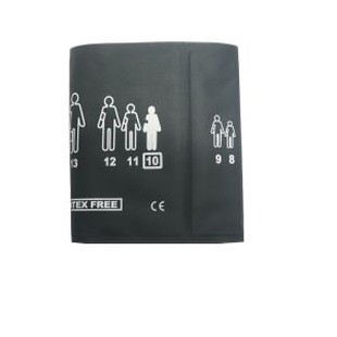 Dewasa Kecil # 10 Single Tube Nibp Cuff, 20-27 Arm Circumference, Tanpa Gasbag